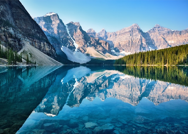 Canada Mountains and Lake Canada Mountains and Lake