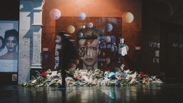 Brixton David Bowie street art London Brixton David Bowie street art London